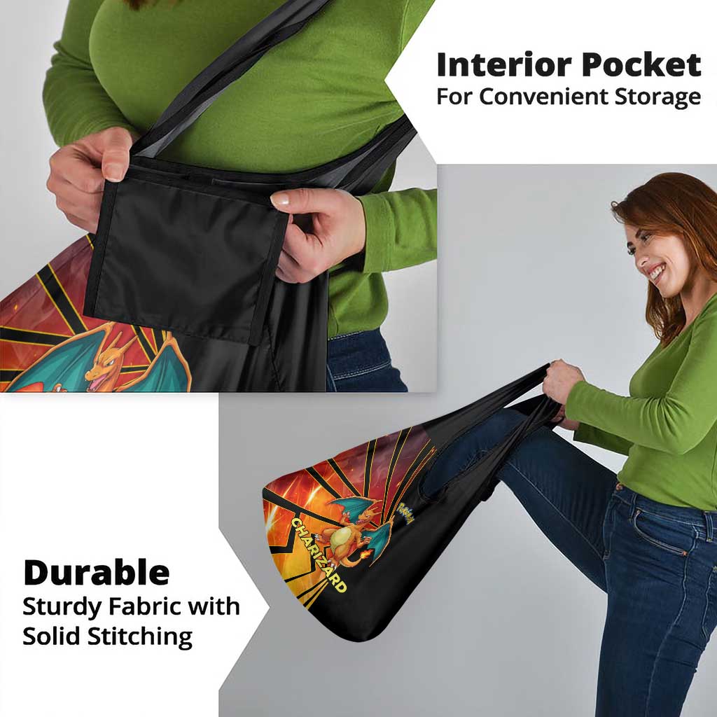 Charizard Poké Grocery Bag Retro Comic Style Explosion