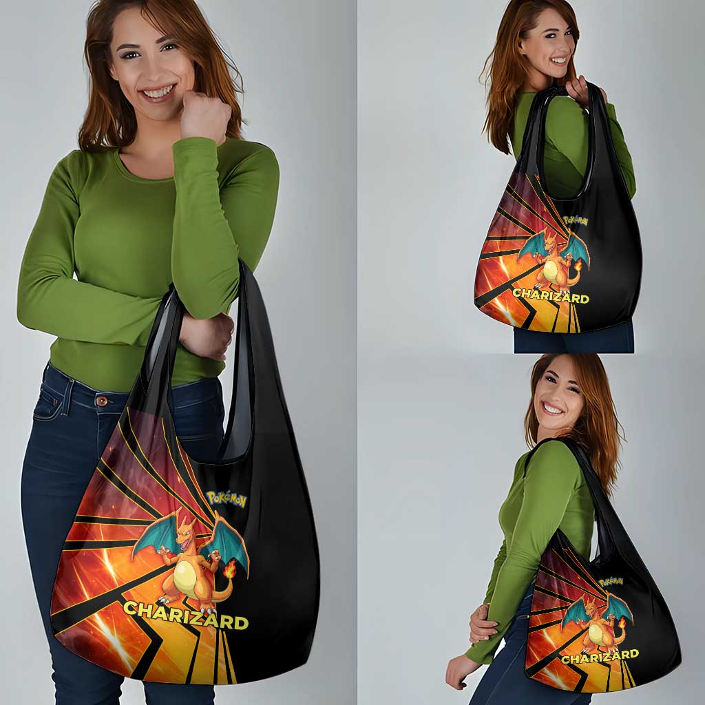 Charizard Poké Grocery Bag Retro Comic Style Explosion
