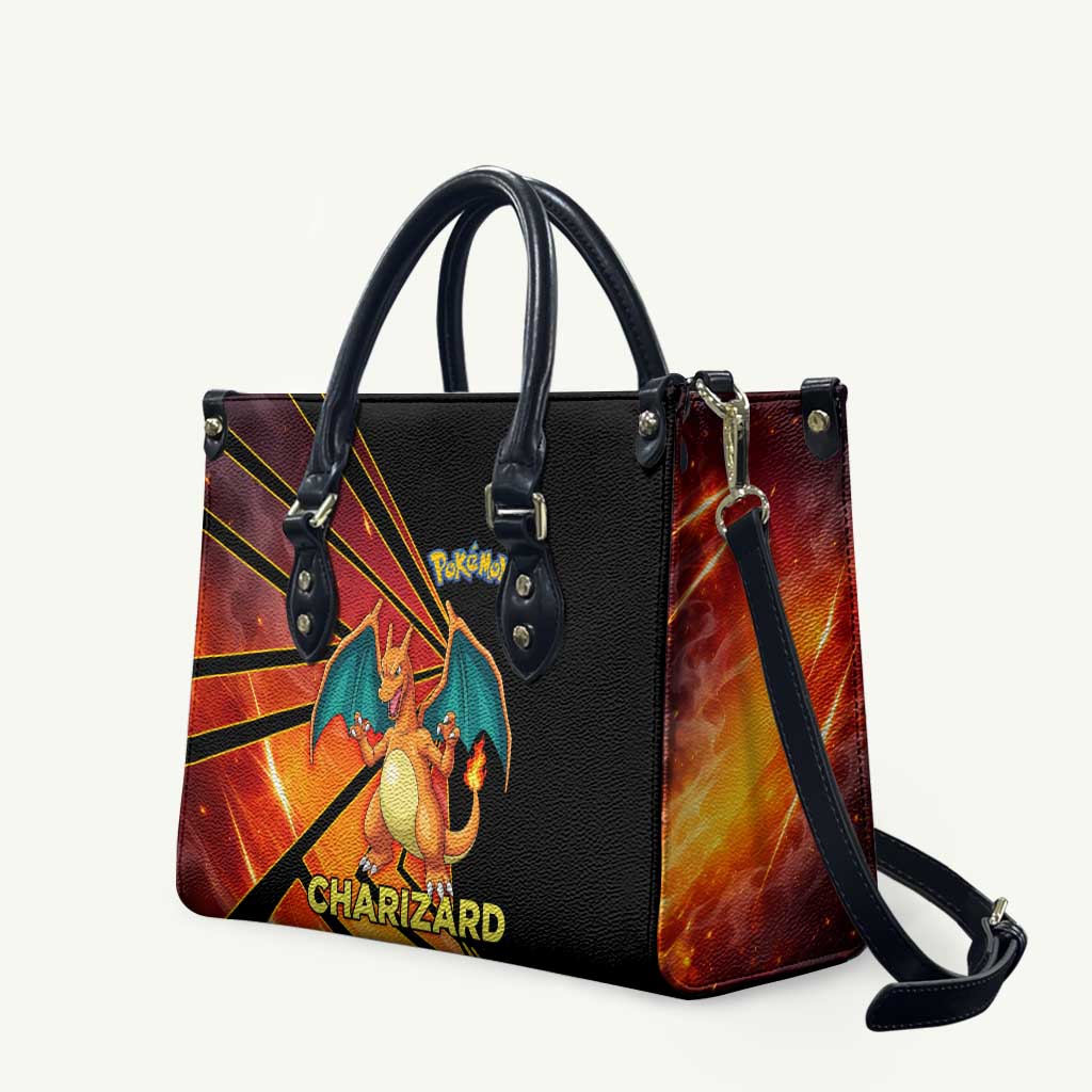 Charizard Poké Leather Bag Retro Comic Style Explosion
