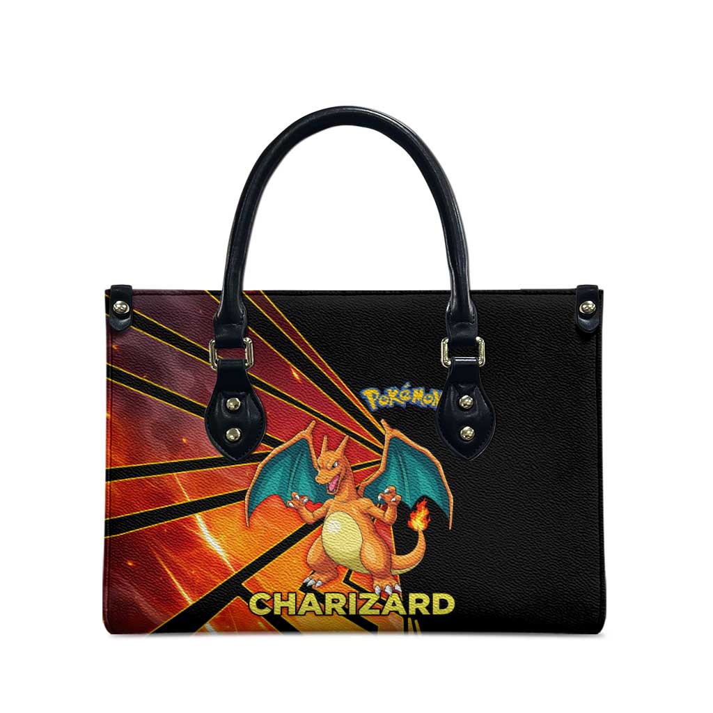 Charizard Poké Leather Bag Retro Comic Style Explosion