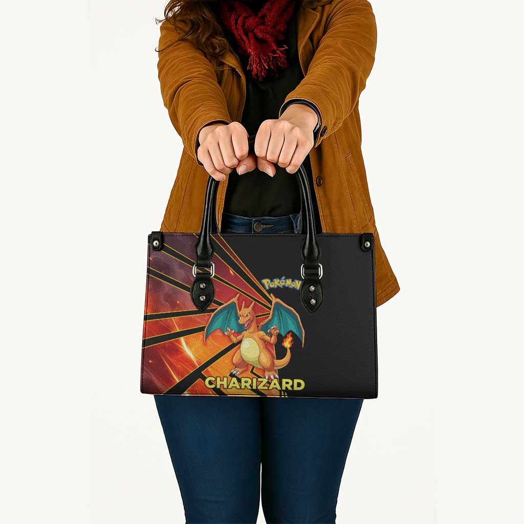 Charizard Poké Leather Bag Retro Comic Style Explosion