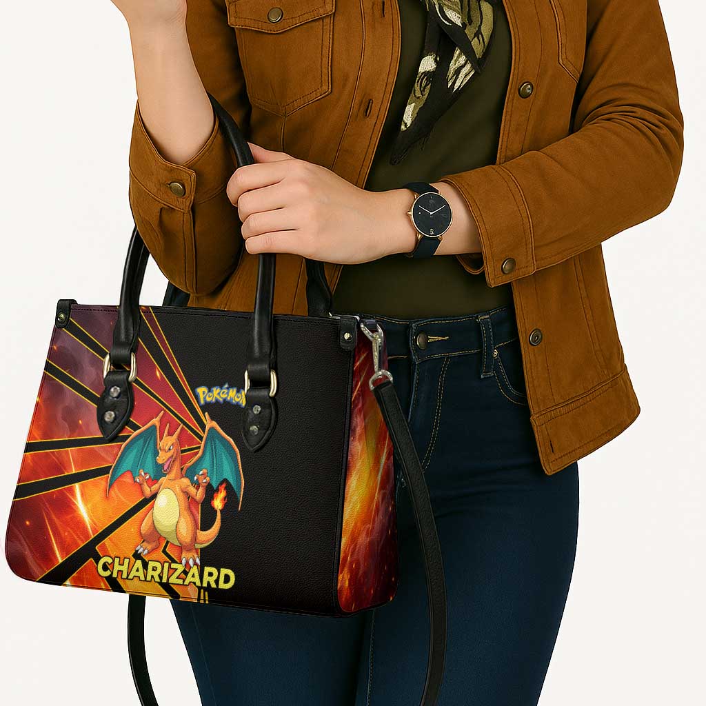 Charizard Poké Leather Bag Retro Comic Style Explosion