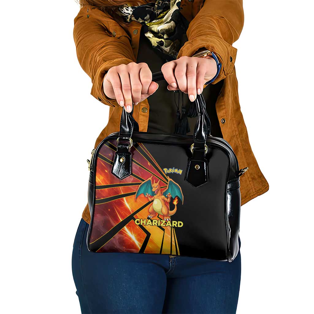 Charizard Poké Shoulder Handbag Retro Comic Style Explosion