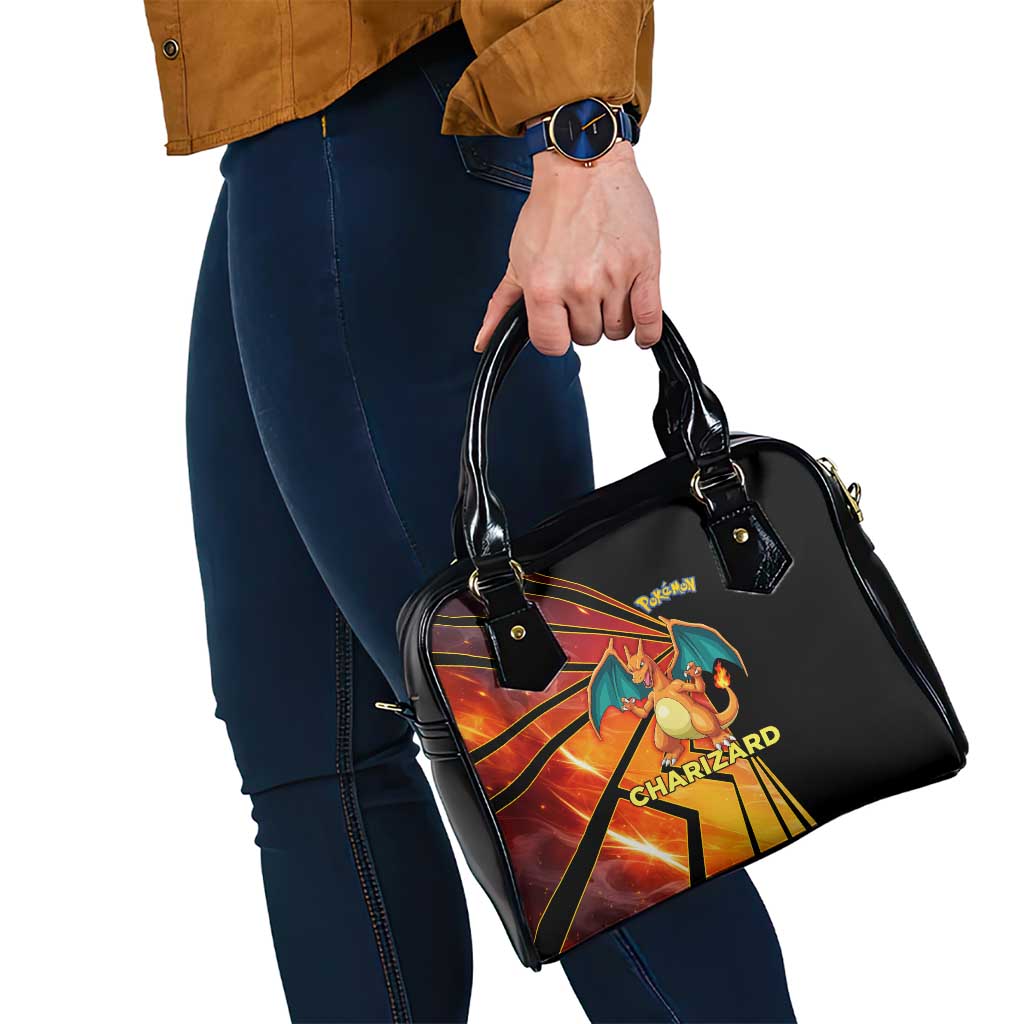Charizard Poké Shoulder Handbag Retro Comic Style Explosion