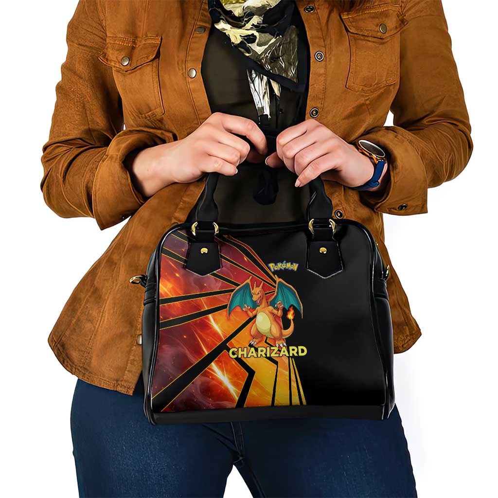 Charizard Poké Shoulder Handbag Retro Comic Style Explosion