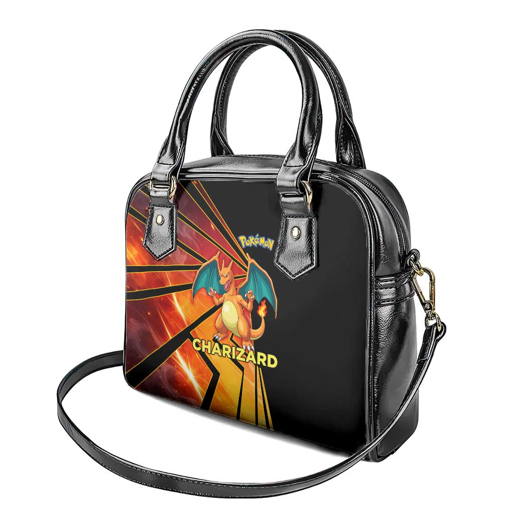Charizard Poké Shoulder Handbag Retro Comic Style Explosion