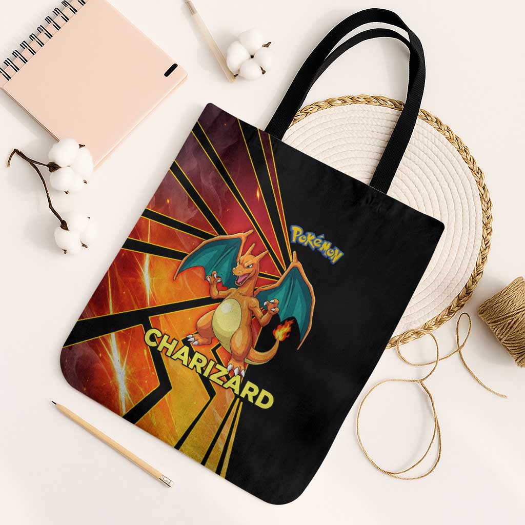 Charizard Poké Tote Bag Retro Comic Style Explosion