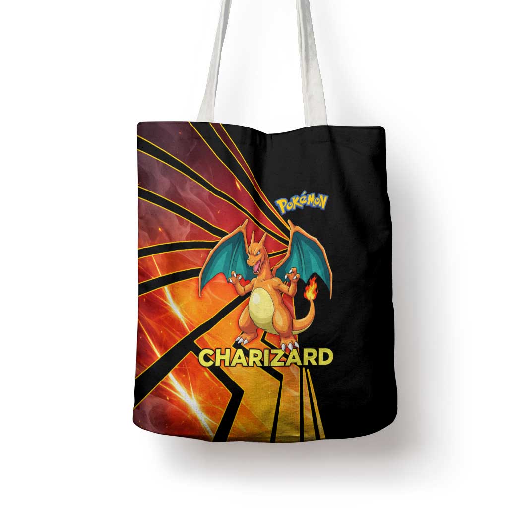 Charizard Poké Tote Bag Retro Comic Style Explosion