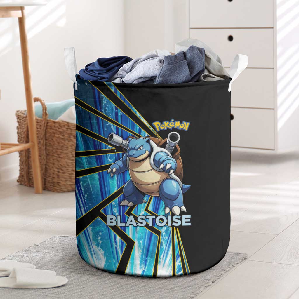 Blastoise Poké Laundry Basket Aqua Burst Comic Style