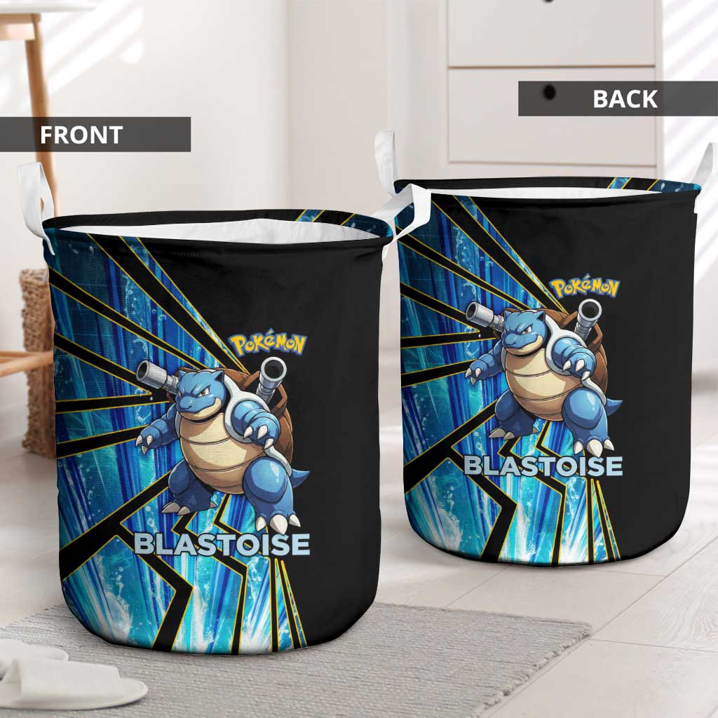 Blastoise Poké Laundry Basket Aqua Burst Comic Style
