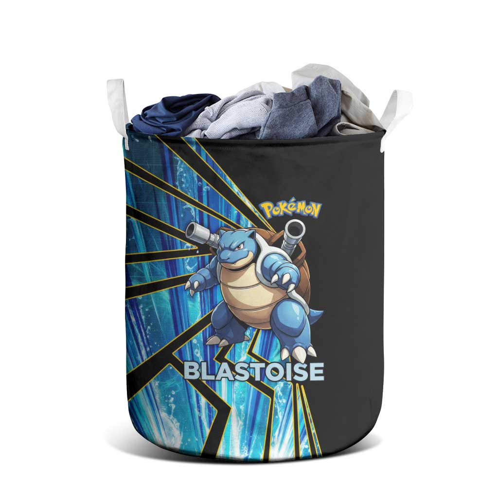 Blastoise Poké Laundry Basket Aqua Burst Comic Style