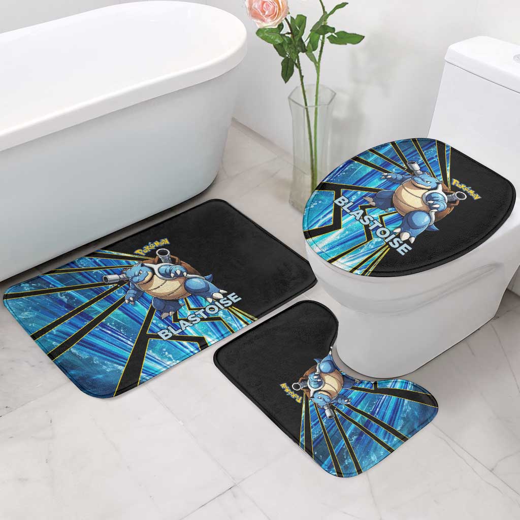 Blastoise Poké Bathroom Set Aqua Burst Comic Style