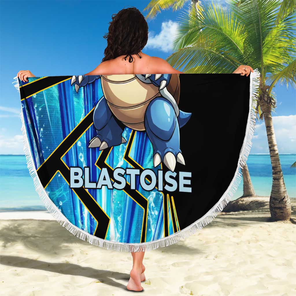 Blastoise Poké Beach Blanket Aqua Burst Comic Style