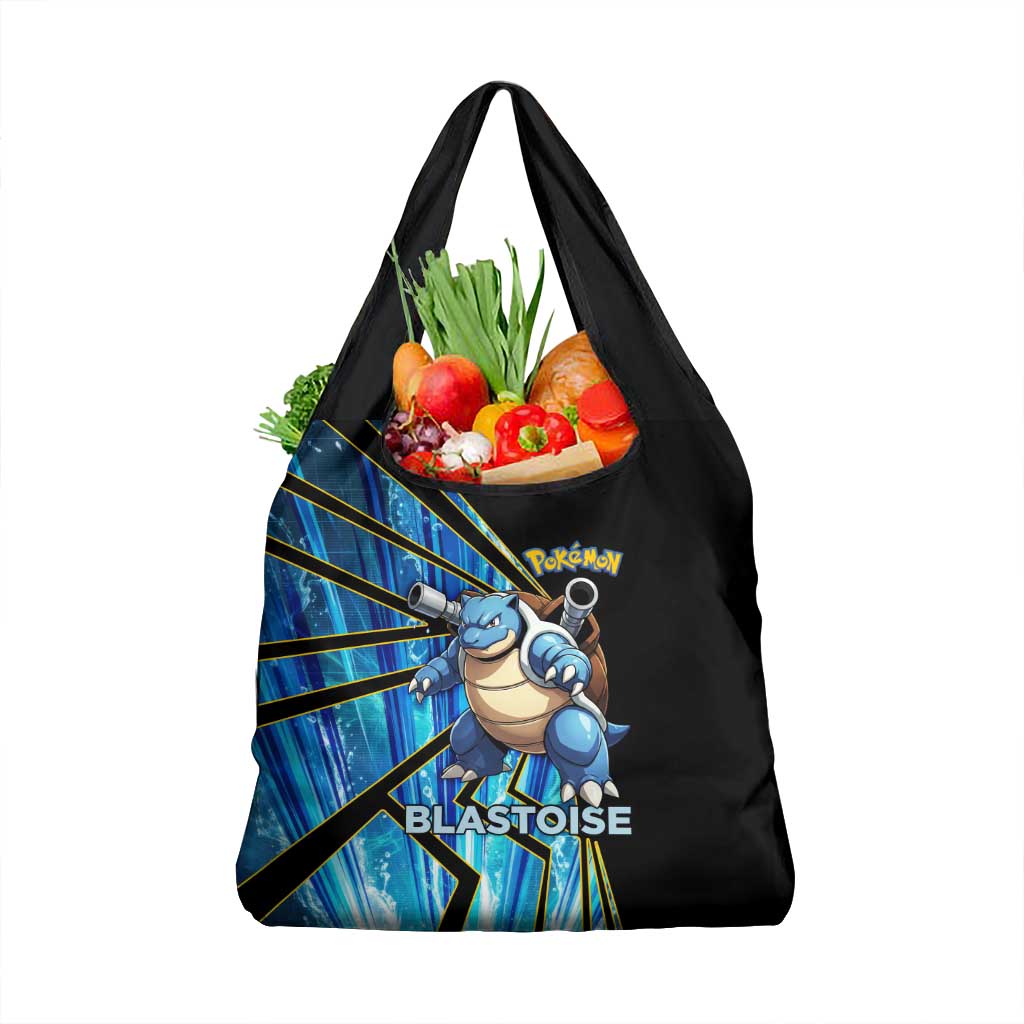 Blastoise Poké Grocery Bag Aqua Burst Comic Style