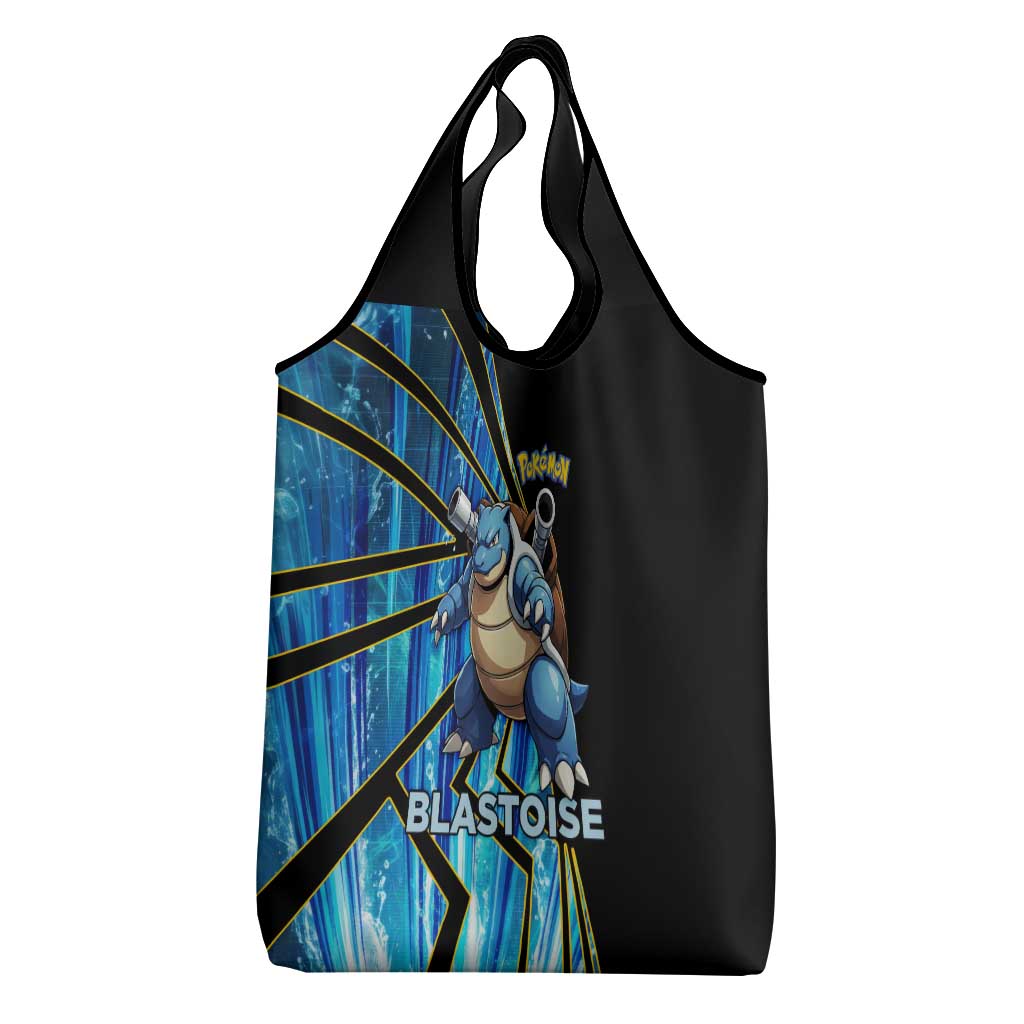 Blastoise Poké Grocery Bag Aqua Burst Comic Style