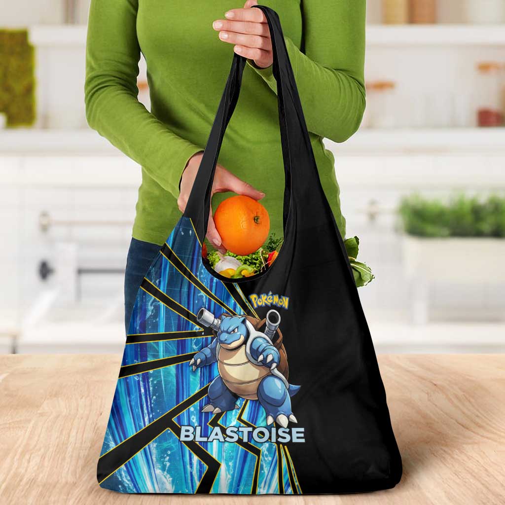 Blastoise Poké Grocery Bag Aqua Burst Comic Style
