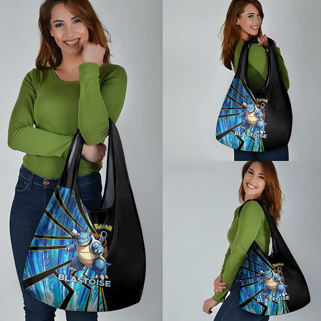 Blastoise Poké Grocery Bag Aqua Burst Comic Style