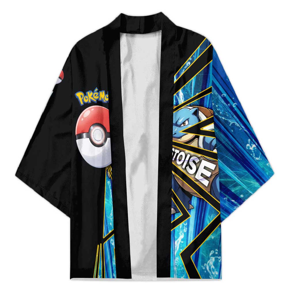 Blastoise Poké Kimono Aqua Burst Comic Style