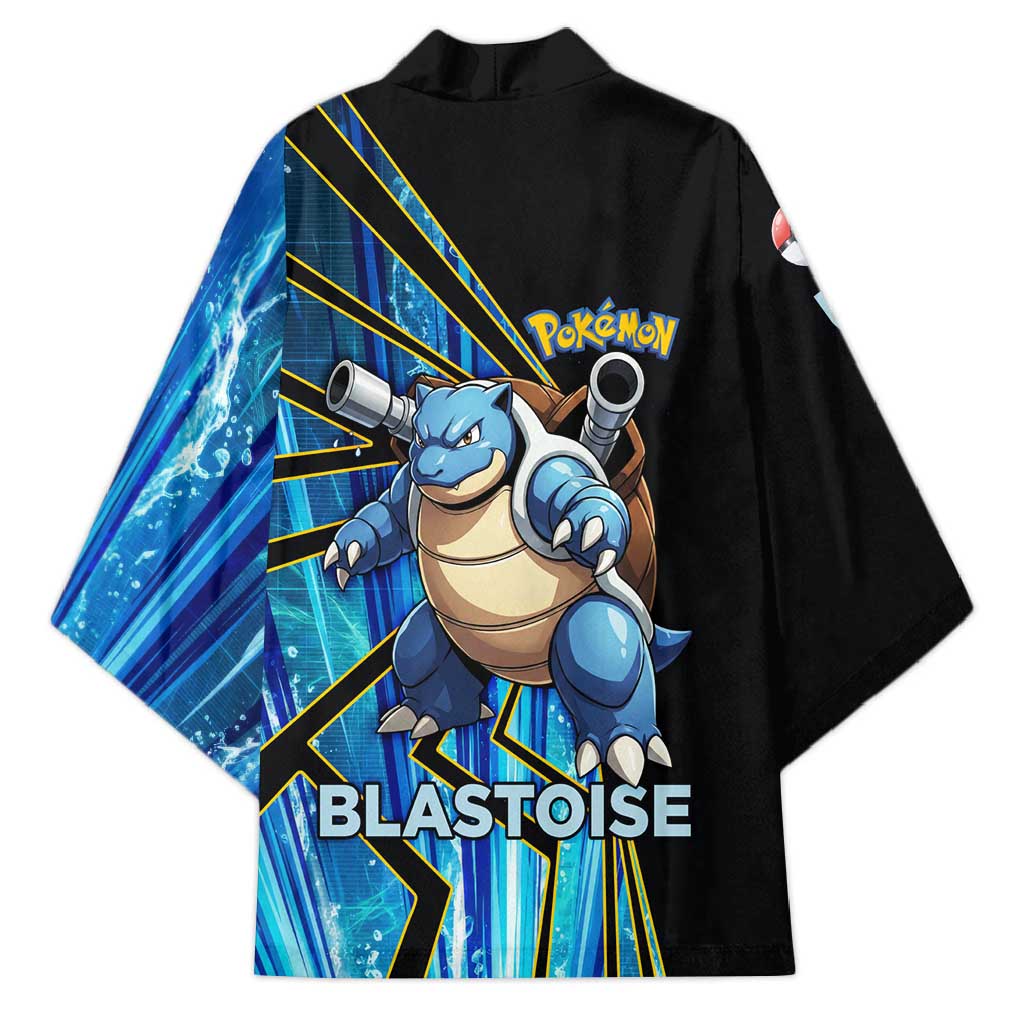 Blastoise Poké Kimono Aqua Burst Comic Style