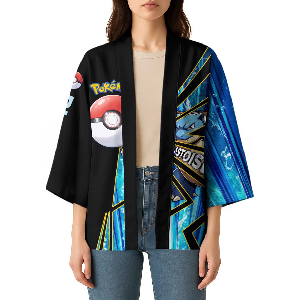 Blastoise Poké Kimono Aqua Burst Comic Style