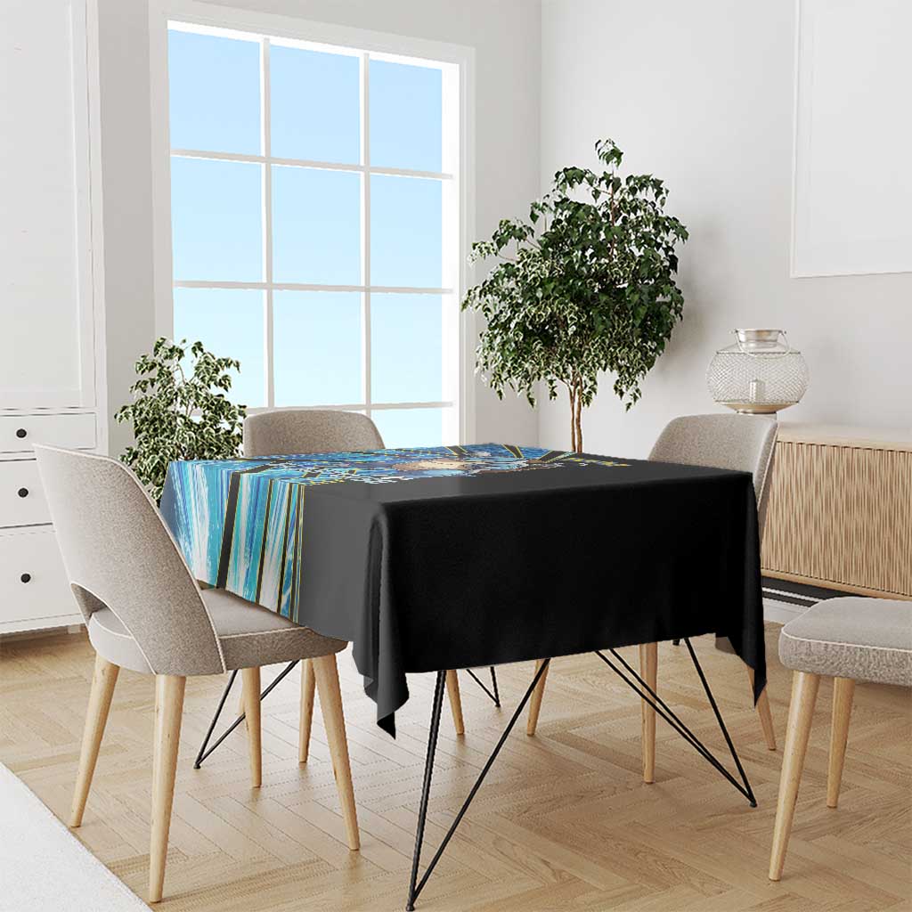 Blastoise Poké Tablecloth Aqua Burst Comic Style