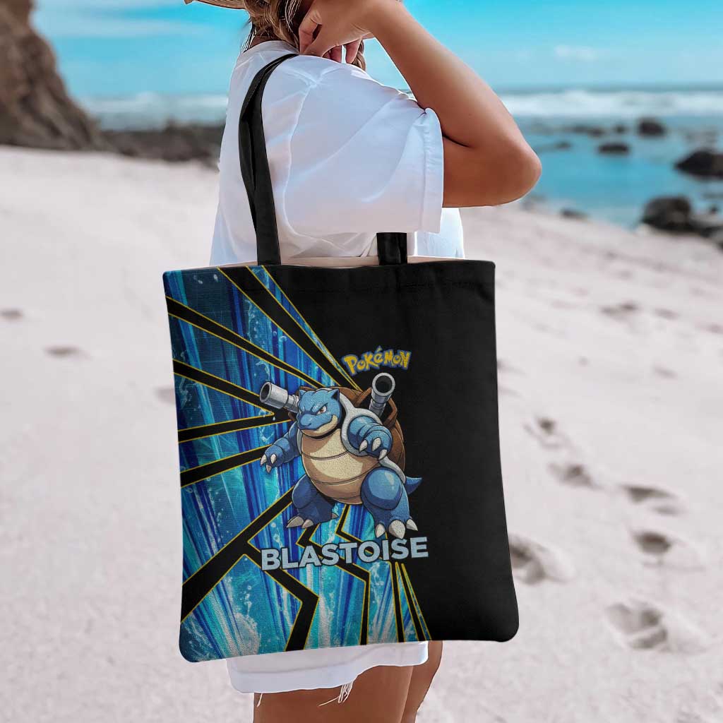 Blastoise Poké Tote Bag Aqua Burst Comic Style