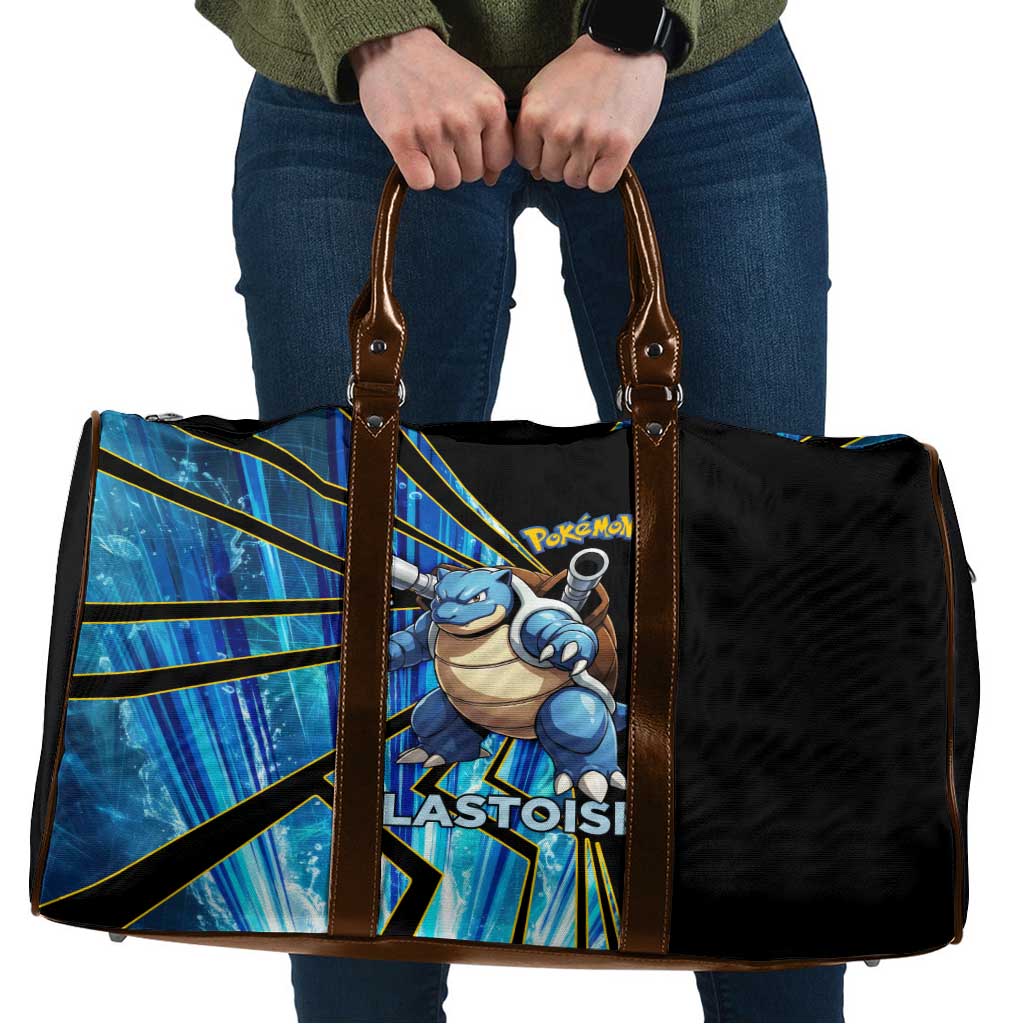 Blastoise Poké Travel Bag Aqua Burst Comic Style