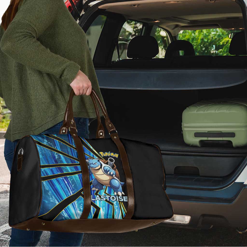Blastoise Poké Travel Bag Aqua Burst Comic Style