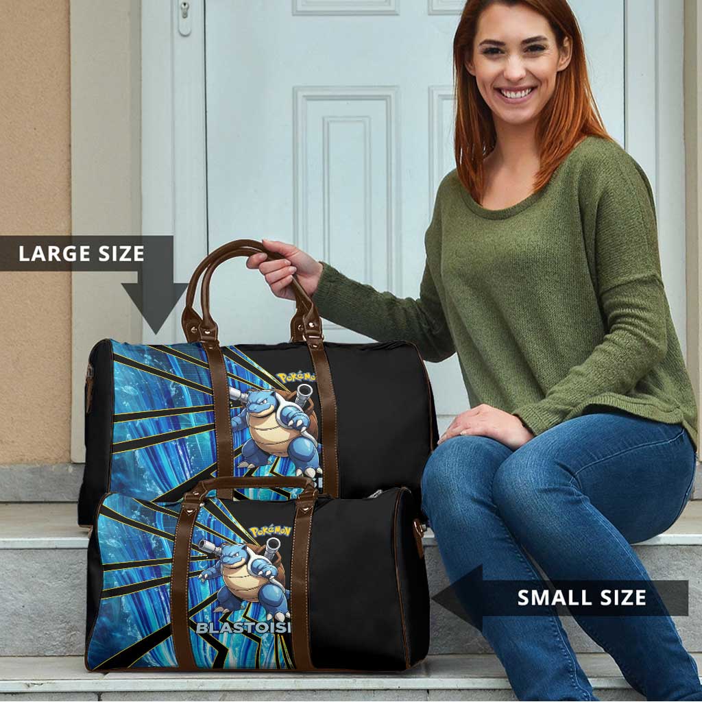 Blastoise Poké Travel Bag Aqua Burst Comic Style