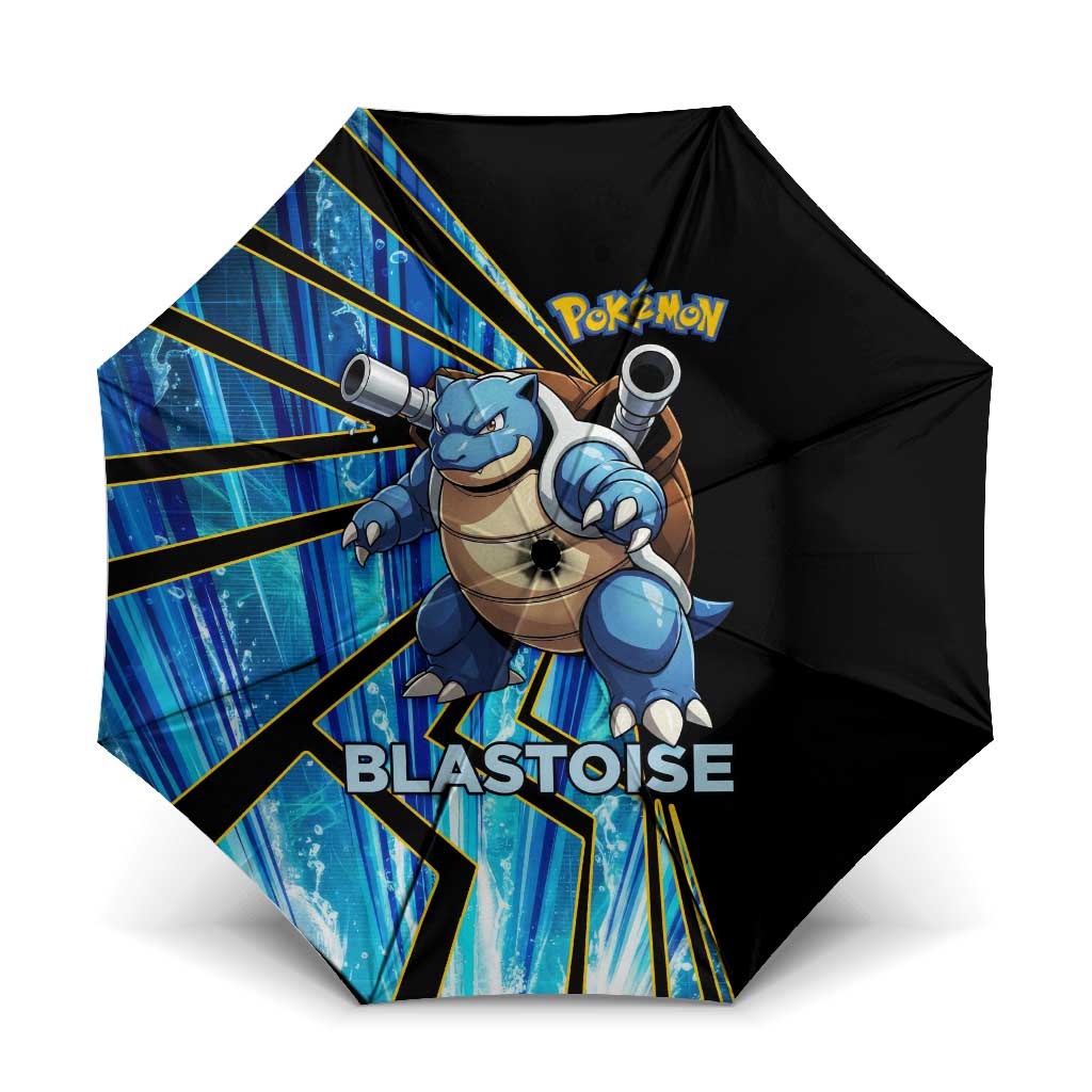 Blastoise Poké Umbrella Aqua Burst Comic Style