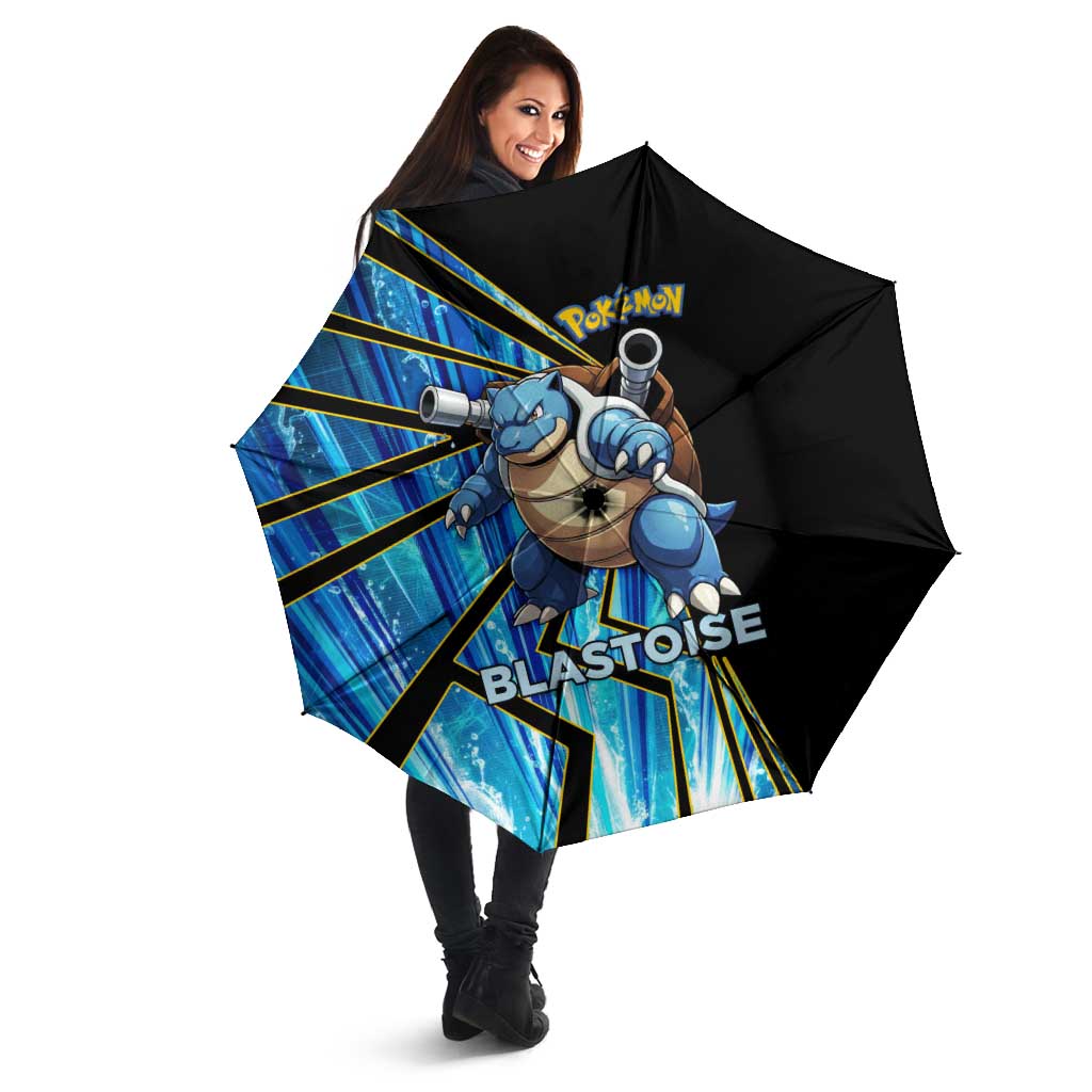 Blastoise Poké Umbrella Aqua Burst Comic Style