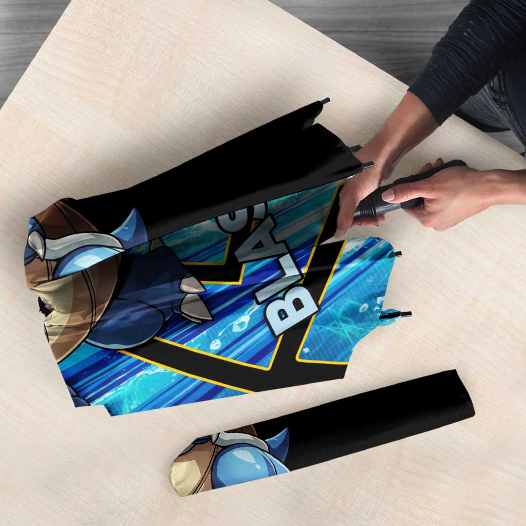 Blastoise Poké Umbrella Aqua Burst Comic Style