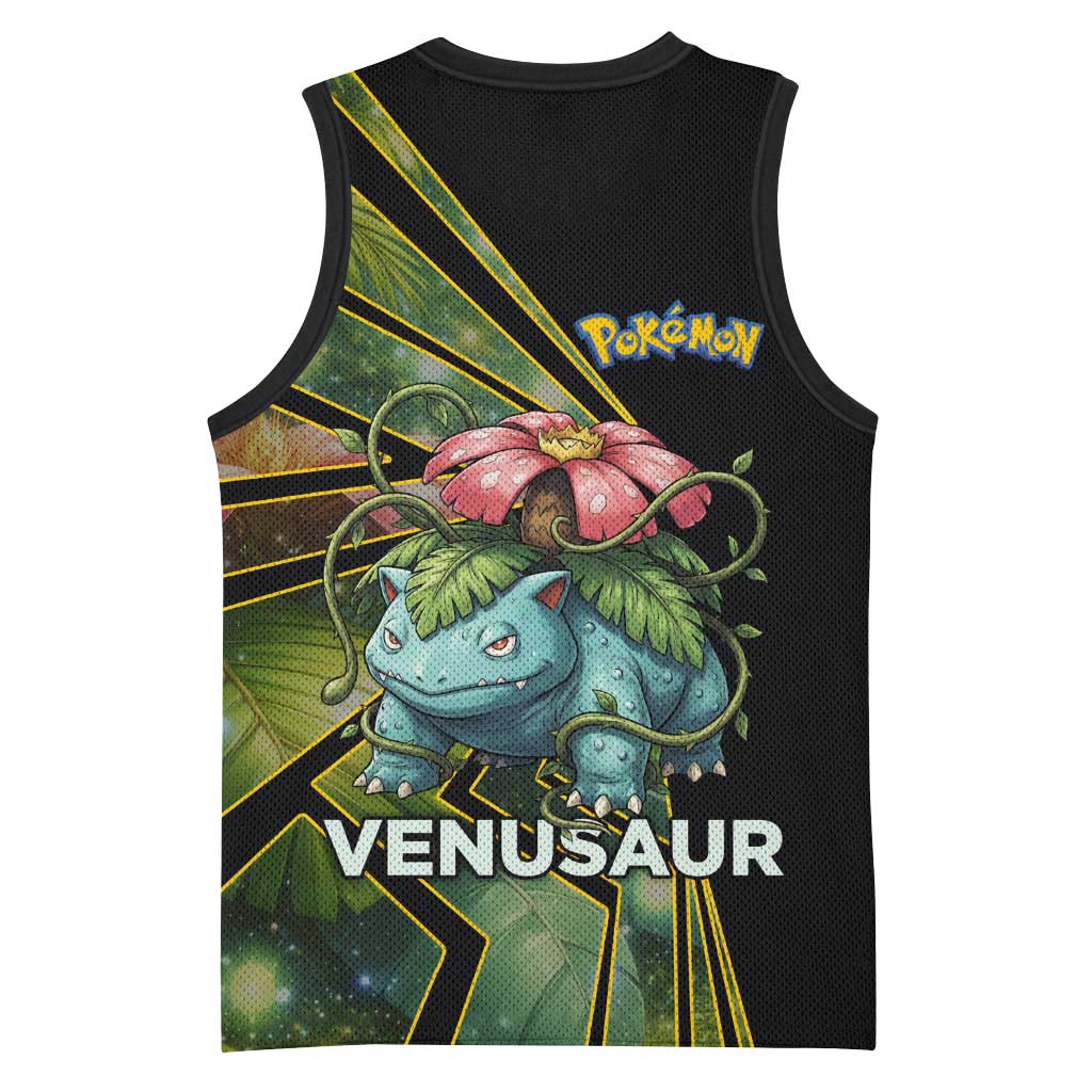 Venusaur Poké Basketball Jersey Jungle Flora Comic Style