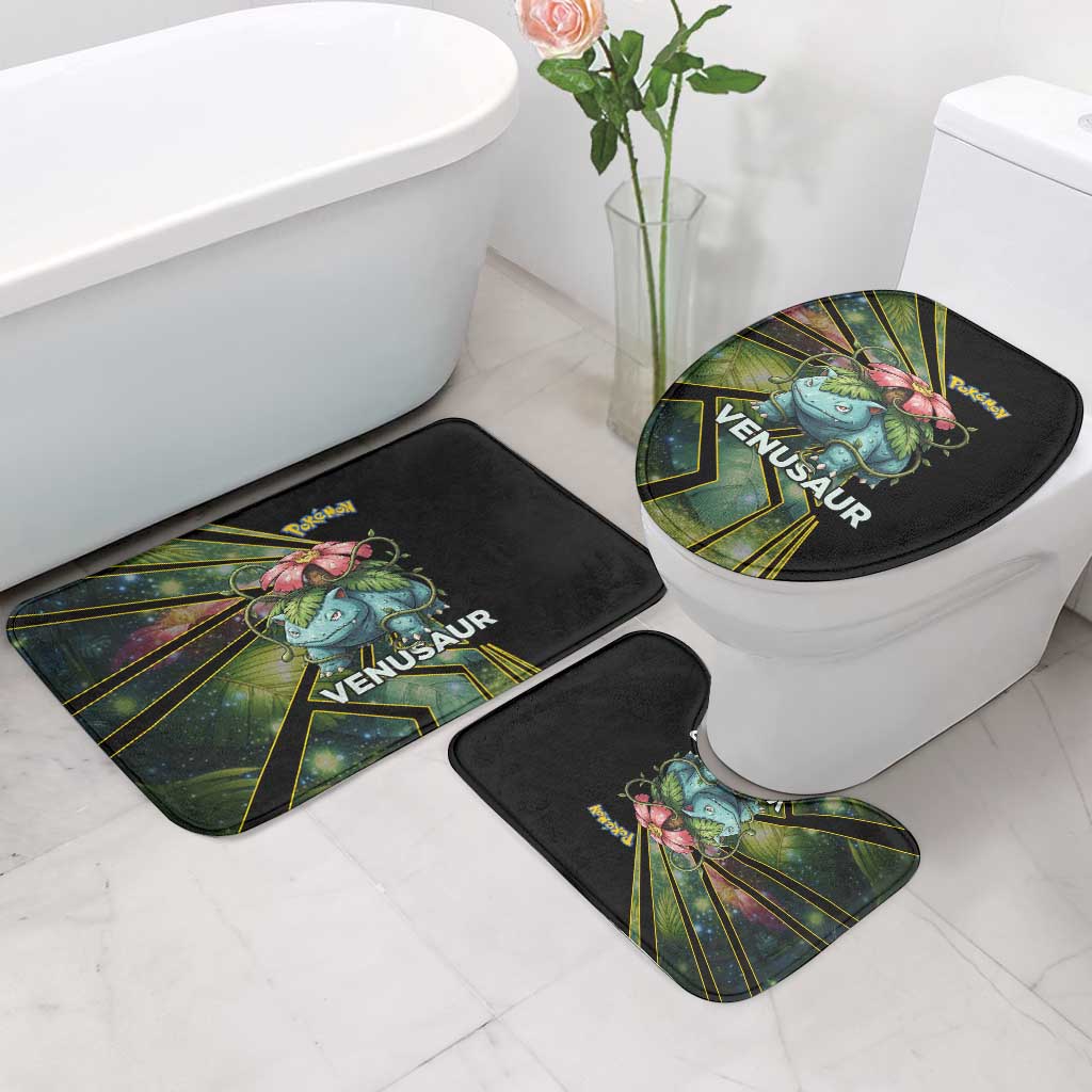 Venusaur Poké Bathroom Set Jungle Flora Comic Style