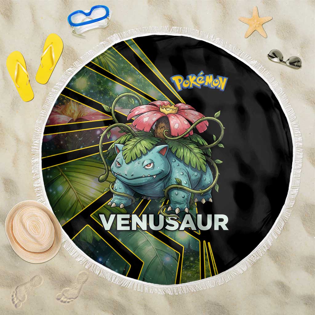 Venusaur Poké Beach Blanket Jungle Flora Comic Style
