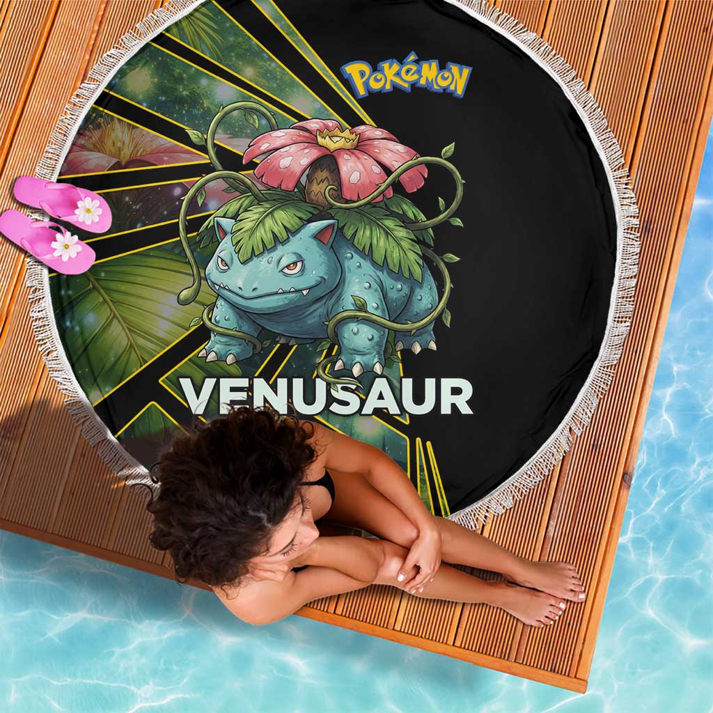 Venusaur Poké Beach Blanket Jungle Flora Comic Style