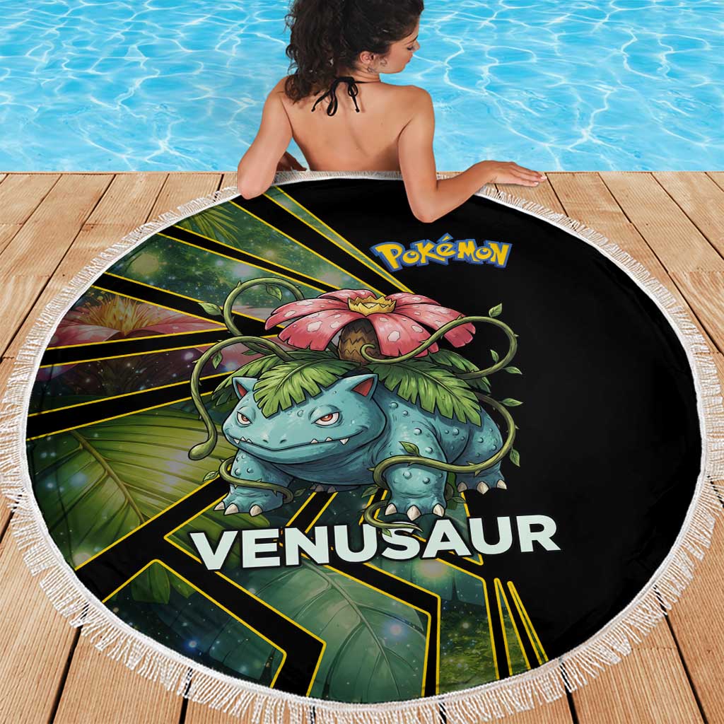 Venusaur Poké Beach Blanket Jungle Flora Comic Style