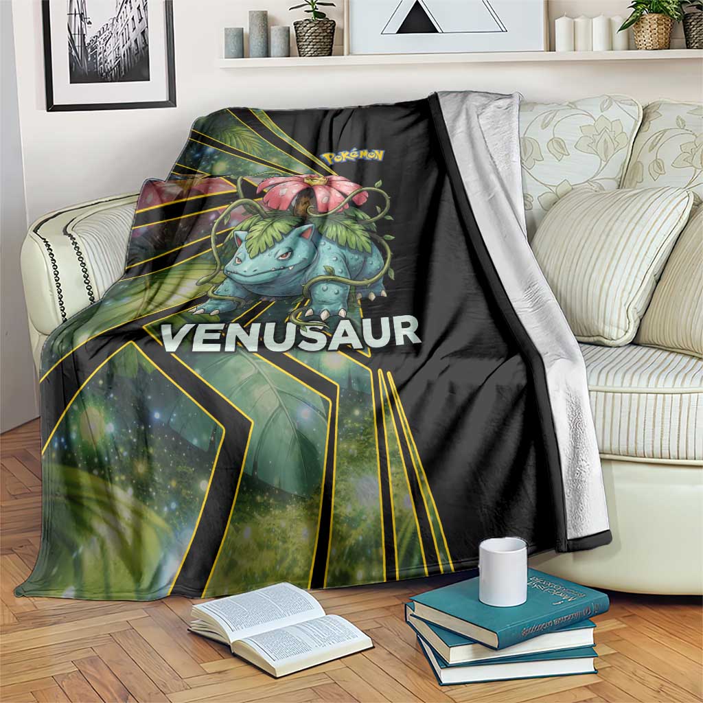 Venusaur Poké Blanket Jungle Flora Comic Style