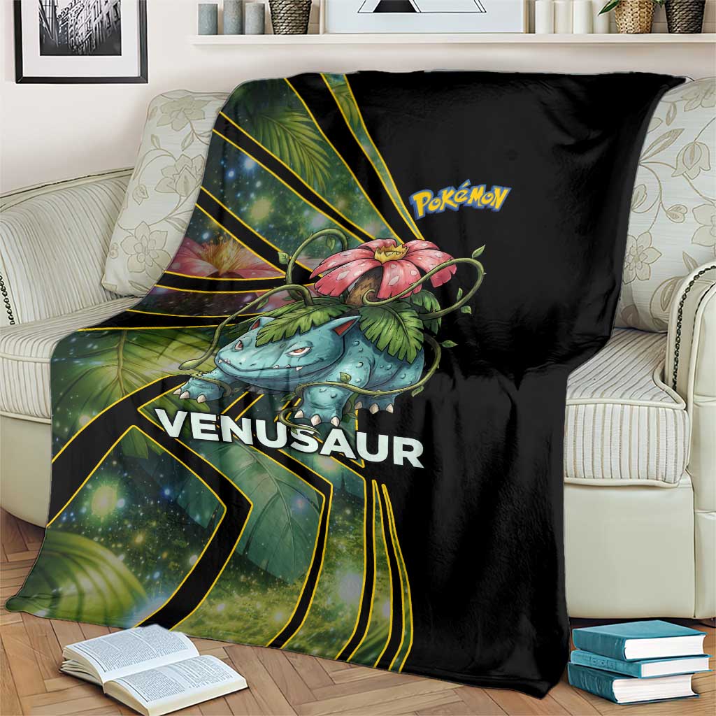 Venusaur Poké Blanket Jungle Flora Comic Style