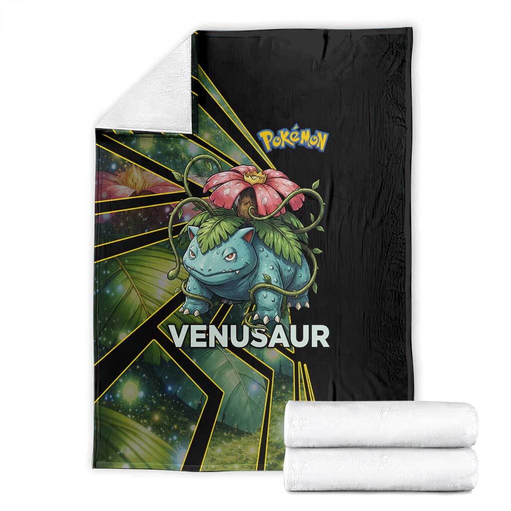 Venusaur Poké Blanket Jungle Flora Comic Style