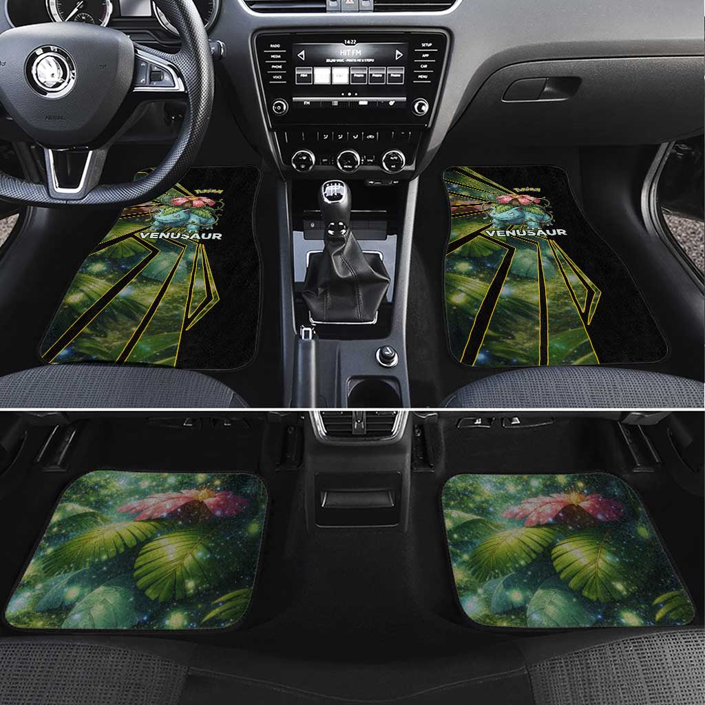 Venusaur Poké Car Mats Jungle Flora Comic Style