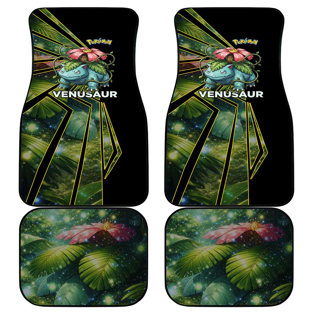 Venusaur Poké Car Mats Jungle Flora Comic Style