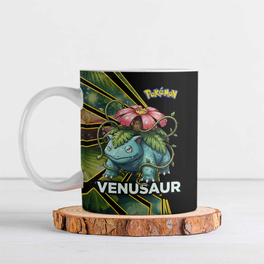 Venusaur Poké Ceramic Mug Jungle Flora Comic Style