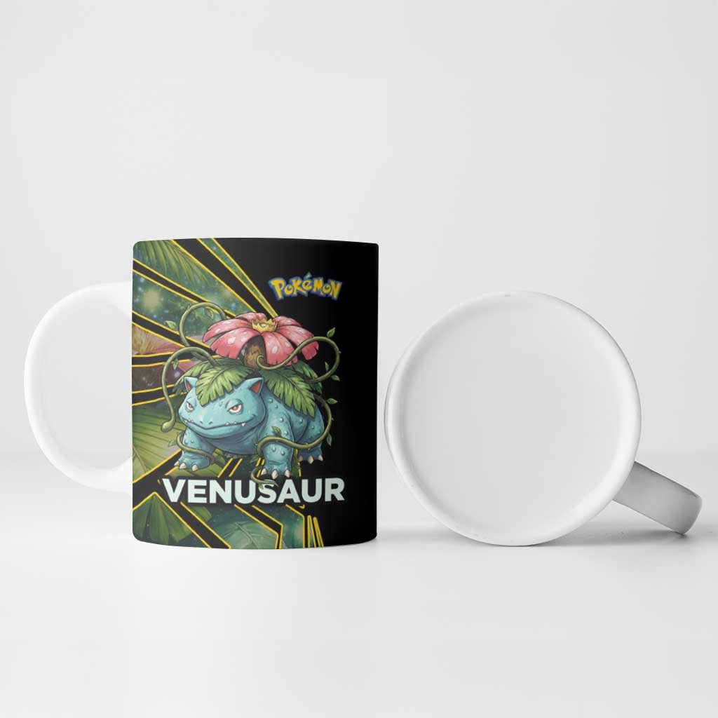 Venusaur Poké Ceramic Mug Jungle Flora Comic Style