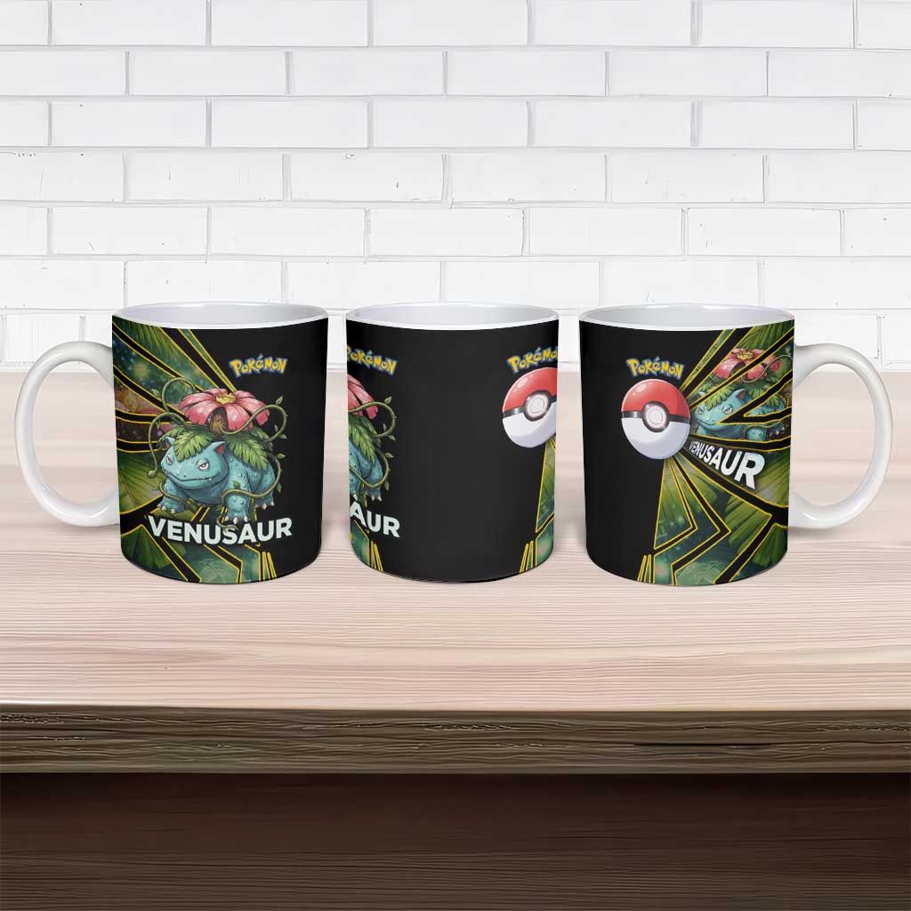 Venusaur Poké Ceramic Mug Jungle Flora Comic Style