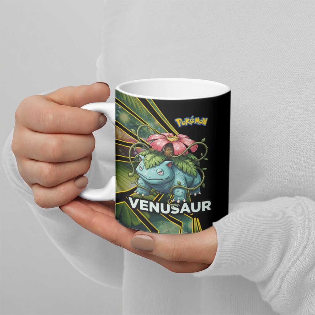 Venusaur Poké Ceramic Mug Jungle Flora Comic Style