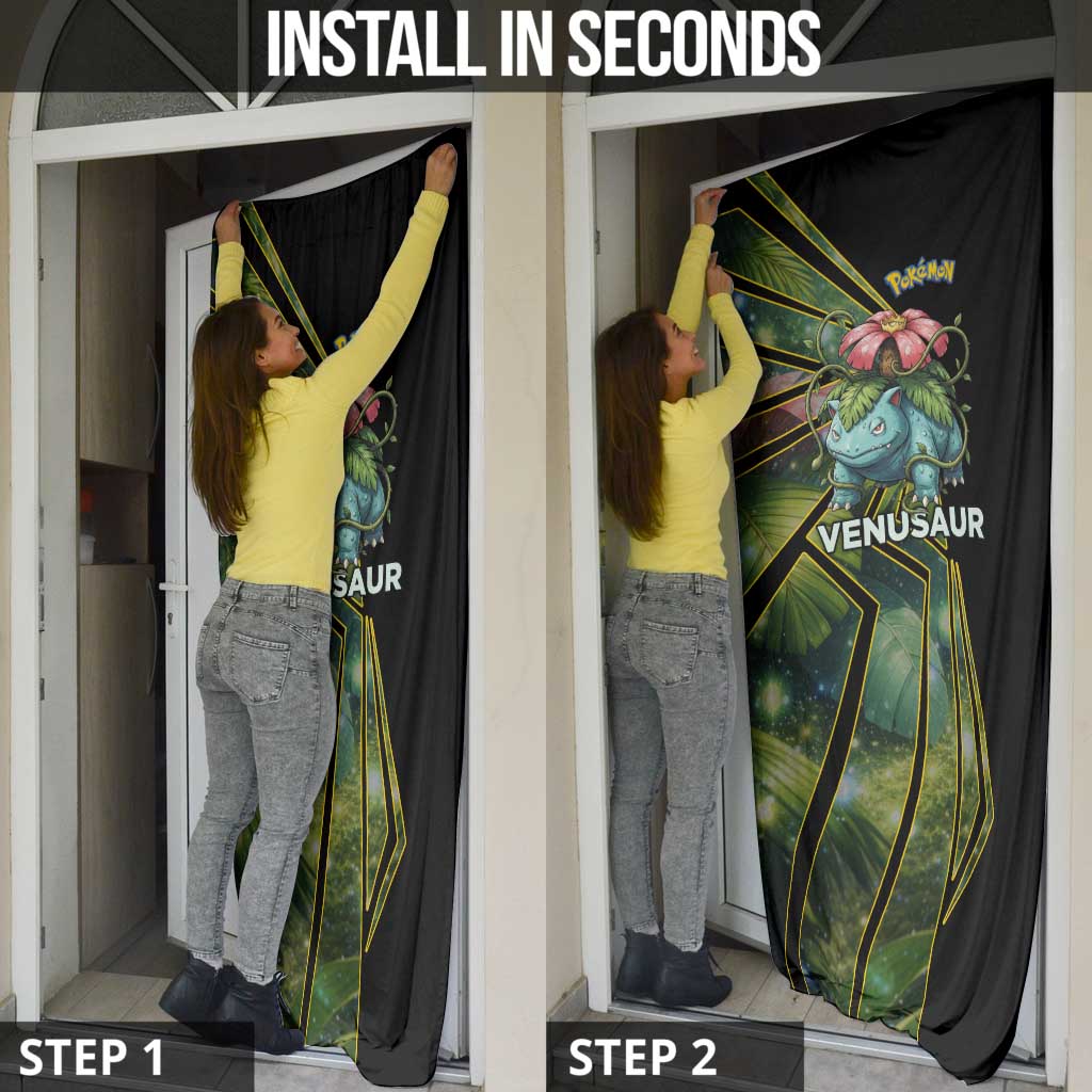 Venusaur Poké Door Cover Jungle Flora Comic Style