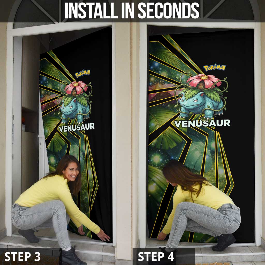 Venusaur Poké Door Cover Jungle Flora Comic Style