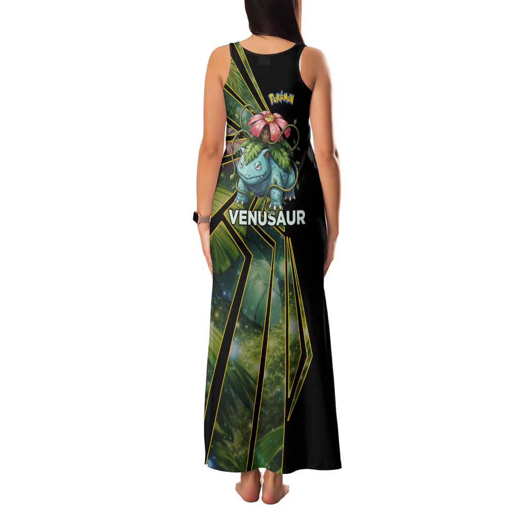 Venusaur Poké Family Matching Tank Maxi Dress and Hawaiian Shirt Jungle Flora Comic Style
