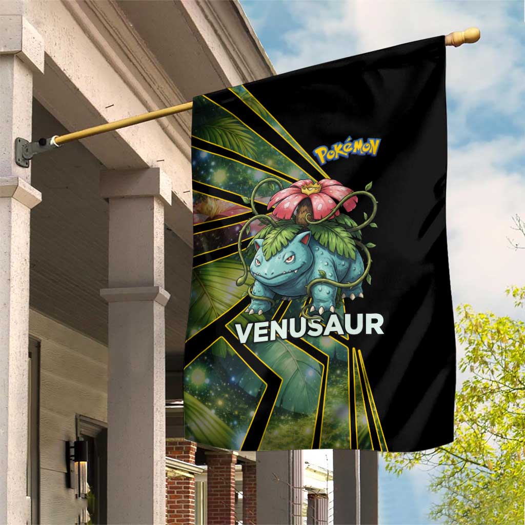 Venusaur Poké Garden Flag Jungle Flora Comic Style